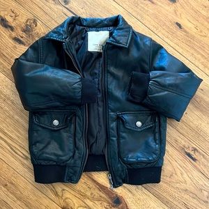 Zara leather jacket
